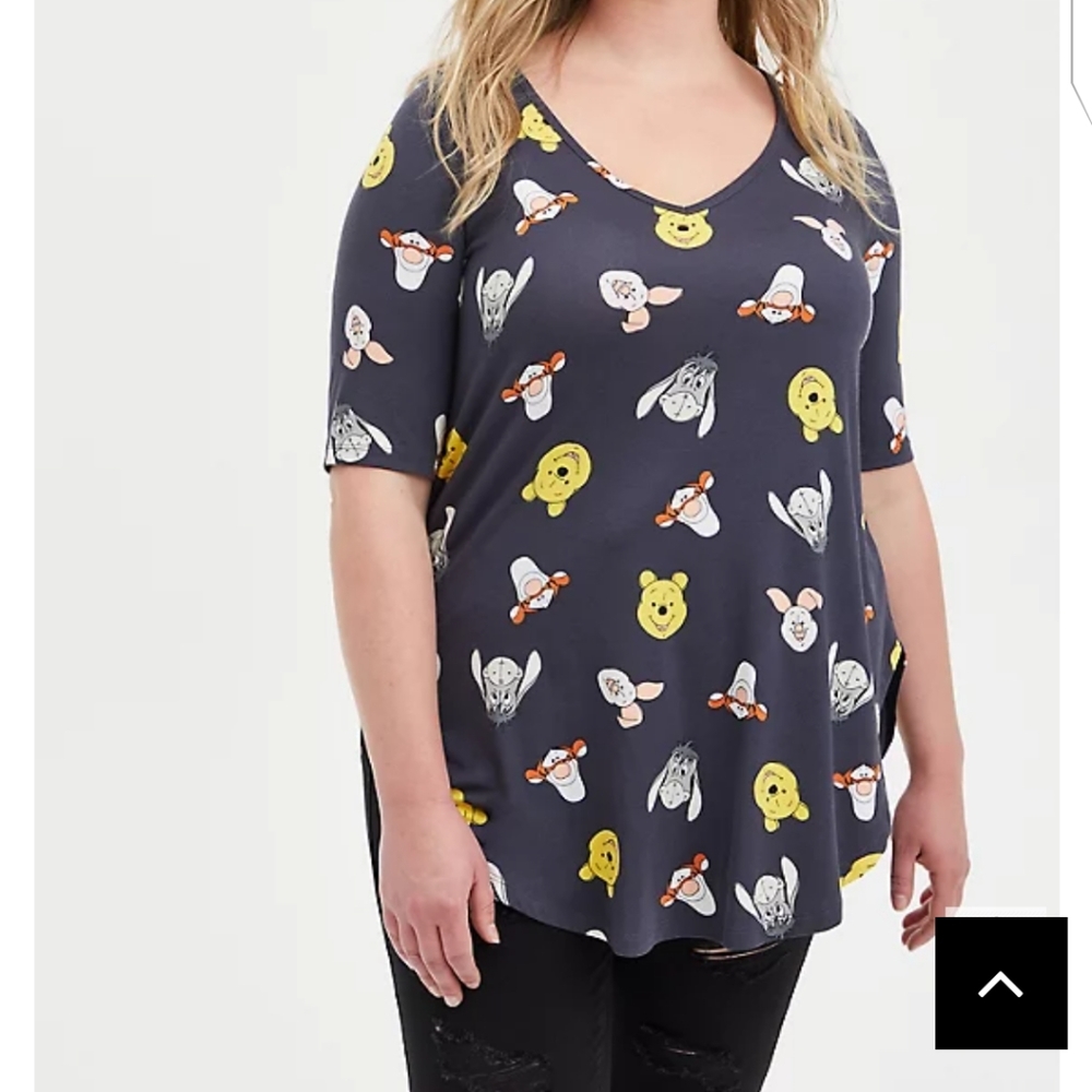 🆕🍯 DISNEY WINNIE THE POOH FAVORITE TUNIC - GREY🍯